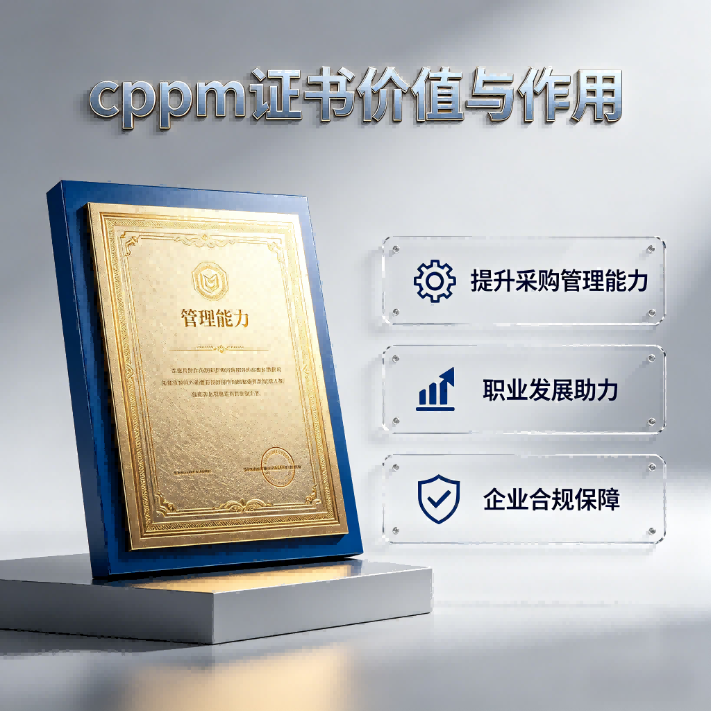 cppm证书在美国的认可度解析，中供国培助您专业提升