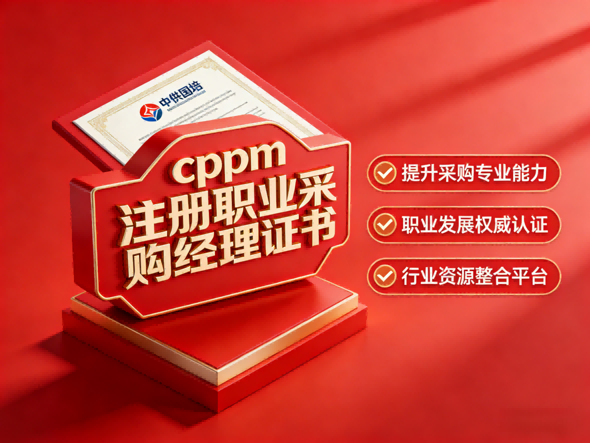 山西CPPM证书类问题答疑：中供国培一站式报考指南