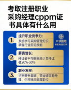 山西CPPM证书报考常见问题答疑 | 中供国培专业解读